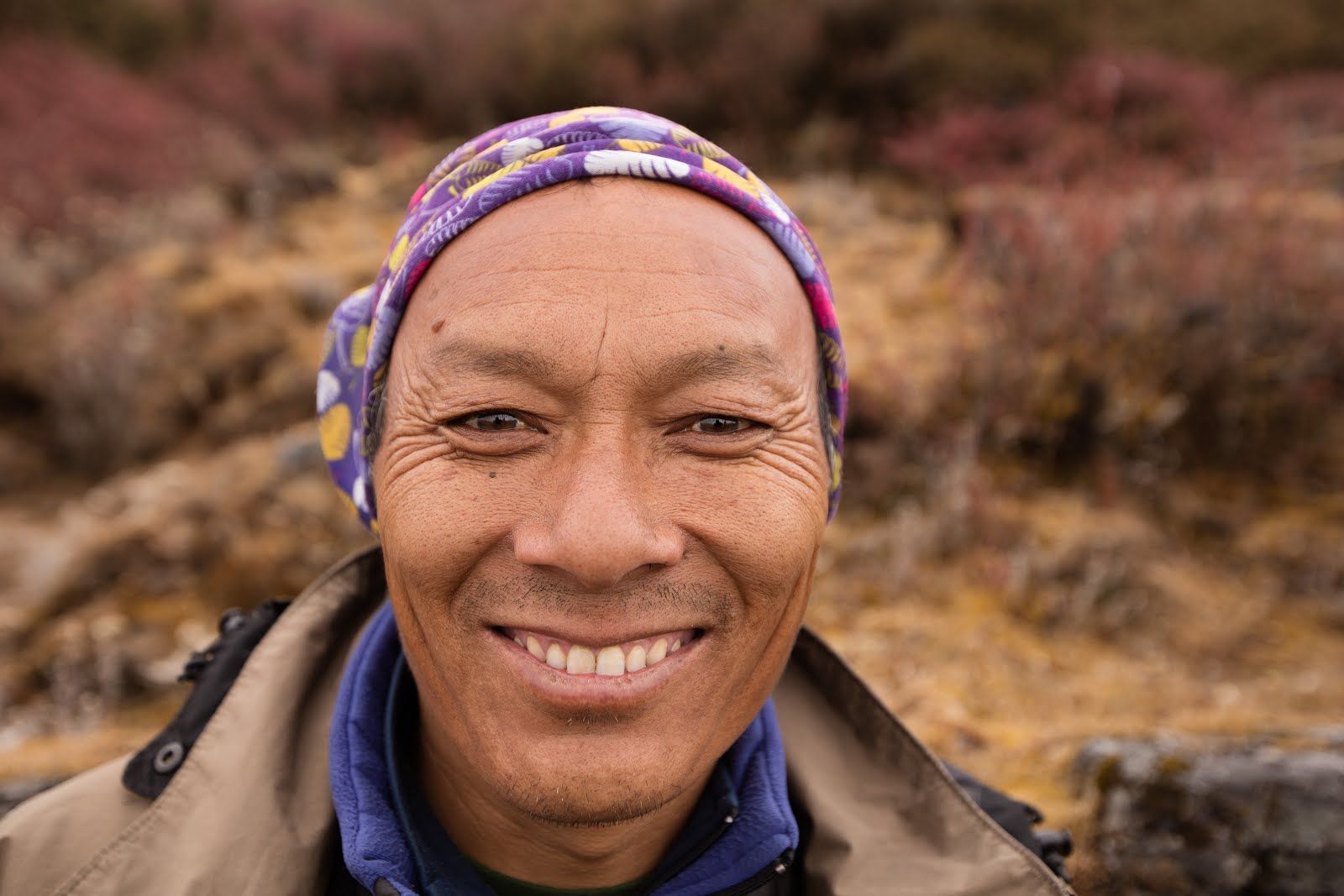 Mingmar Sherpa - Comedy relief and most experienced Sherpa on the trek.